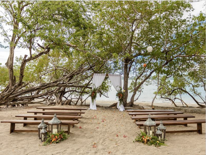 Spa Beach Wedding Ceremony — Secrets Papagayo