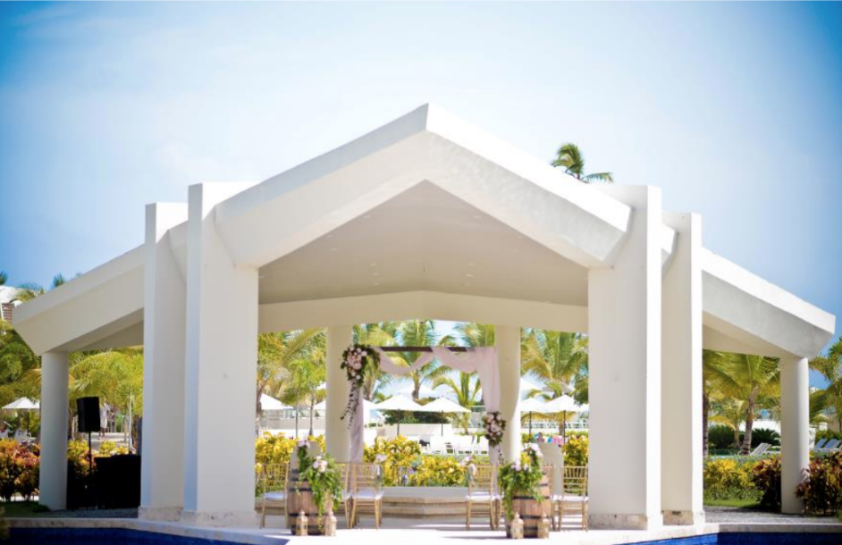 Fountain Gazebo Wedding Ceremony — Dreams Onyx Destination Wedding