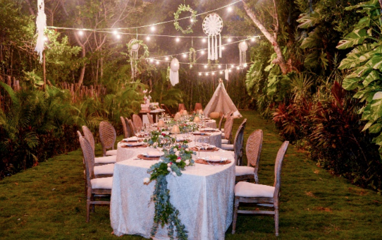 Secret Garden Gazebo Setup — Dreams Tulum