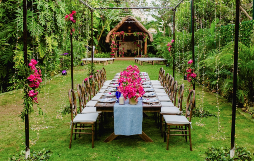 Secret Garden Gazebo Evening — Dreams Tulum