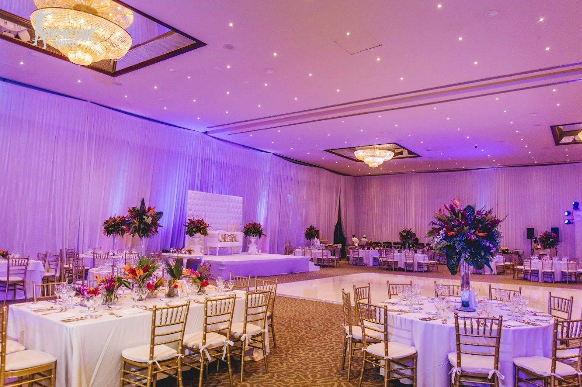 Ballroom Reception Setup