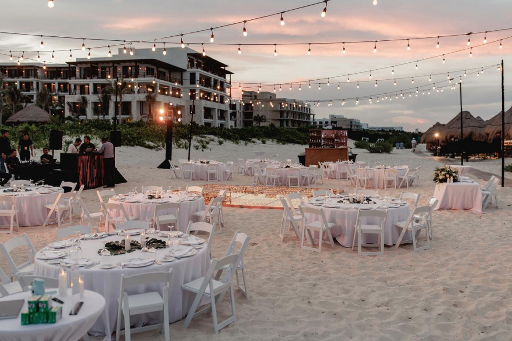 Central Beach Wedding — Secrets Playa Blanca