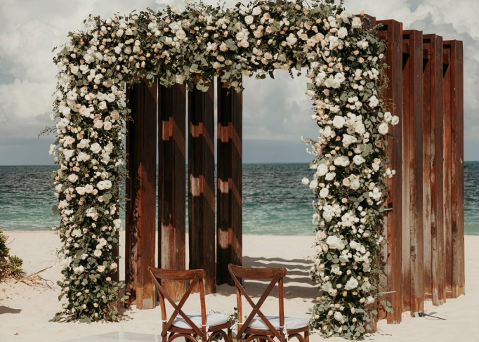 Beach Wedding Gazebo — Secrets Playa Blanca
