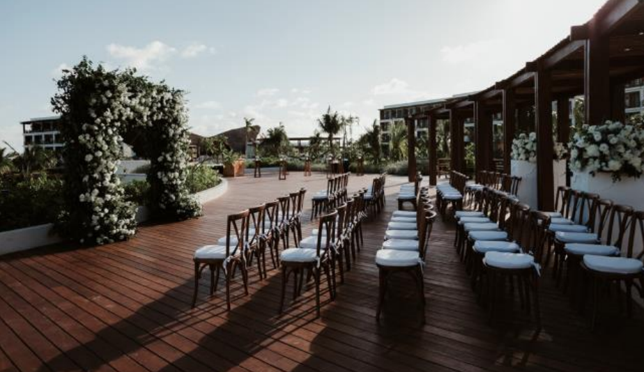Rooftop Ceremony — Secrets Playa Blanca
