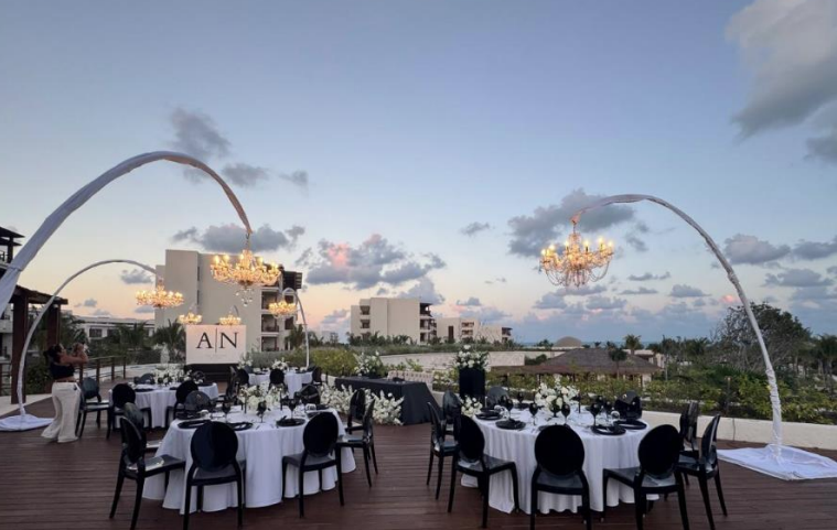 Rooftop Setup — Secrets Playa Blanca