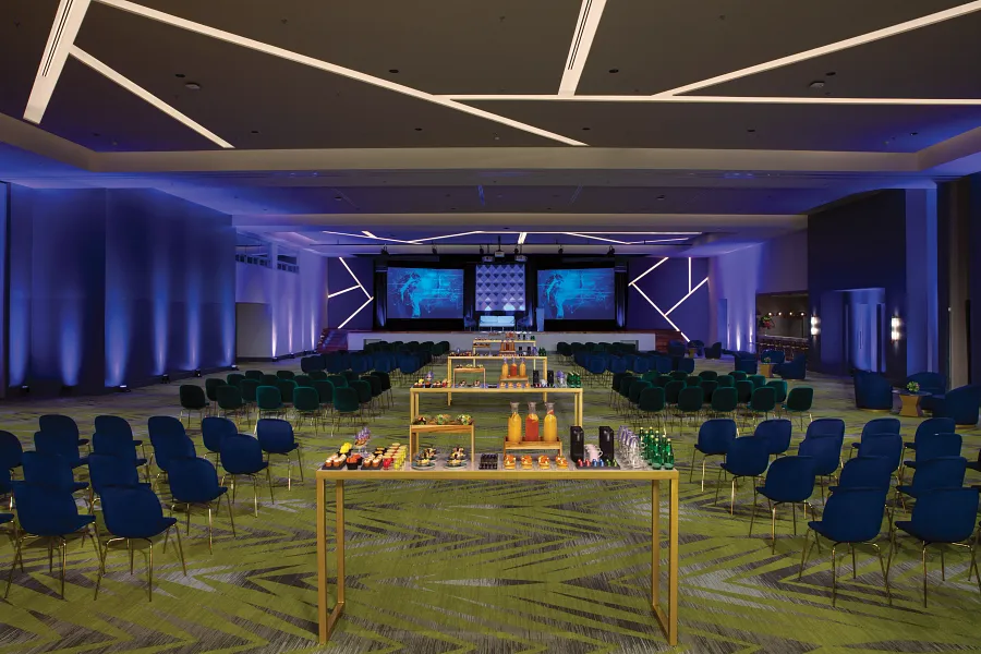 Natura Ballroom layout Dreams Natura Resort