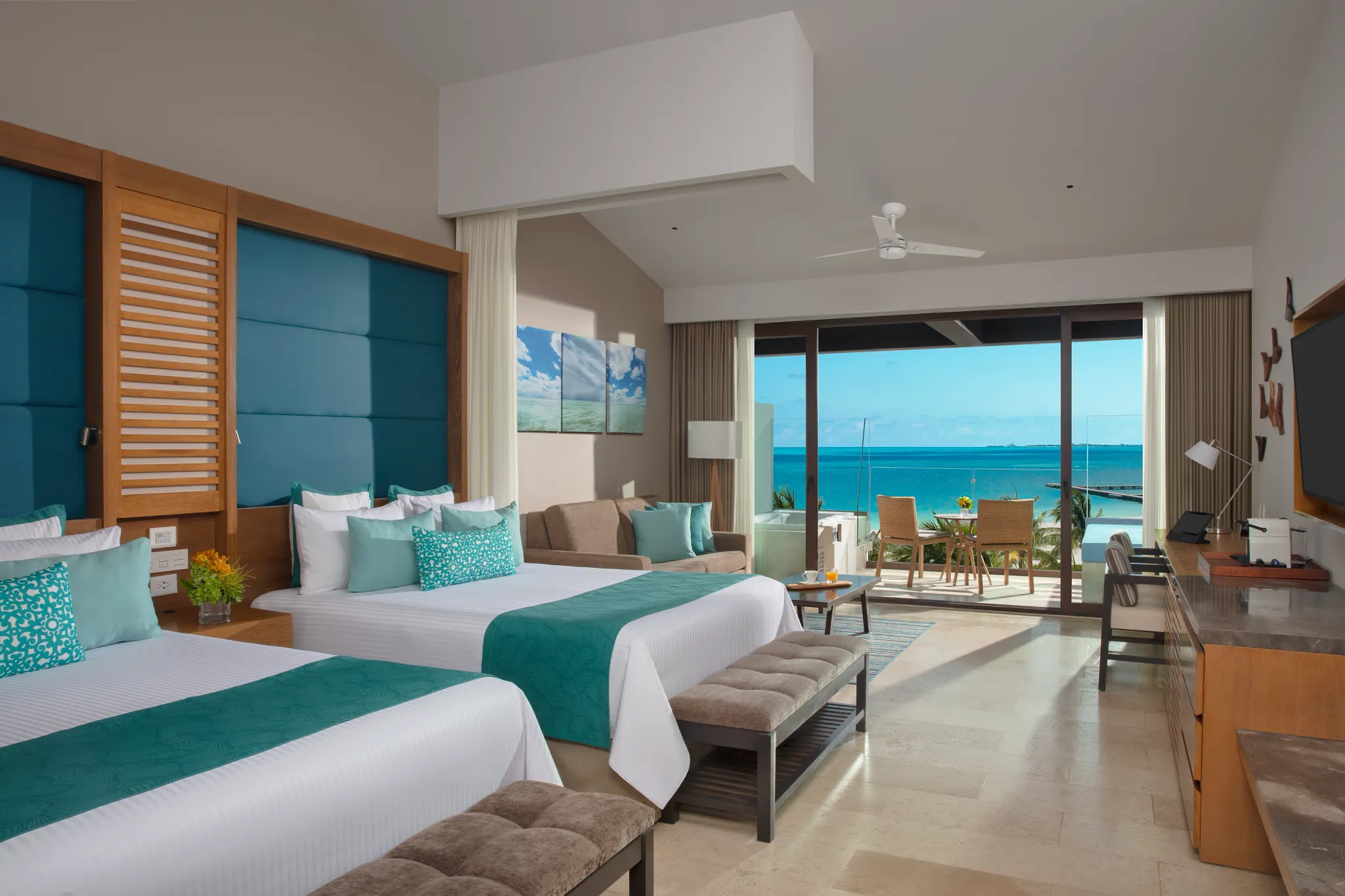Preferred Club Junior Suite Ocean View double Dreams Playa Mujeres