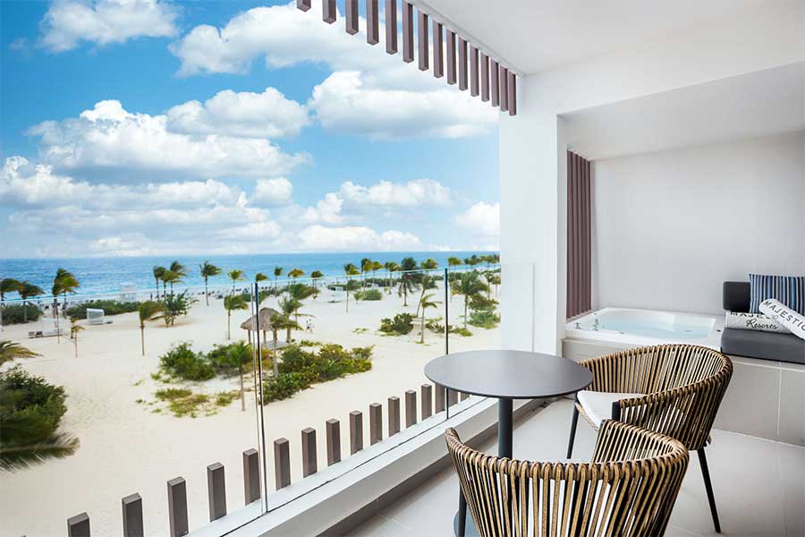 Elegance Club Jr. Suite Ocean Front beachfront terrace