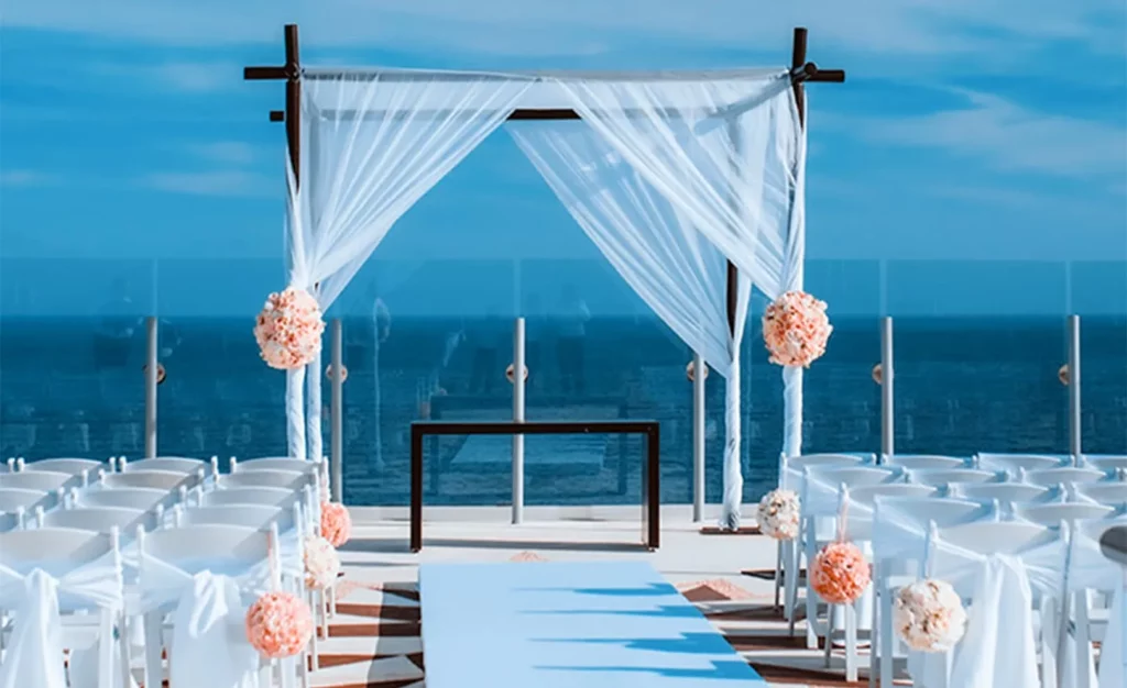 Beach Palace Cancun destination wedding