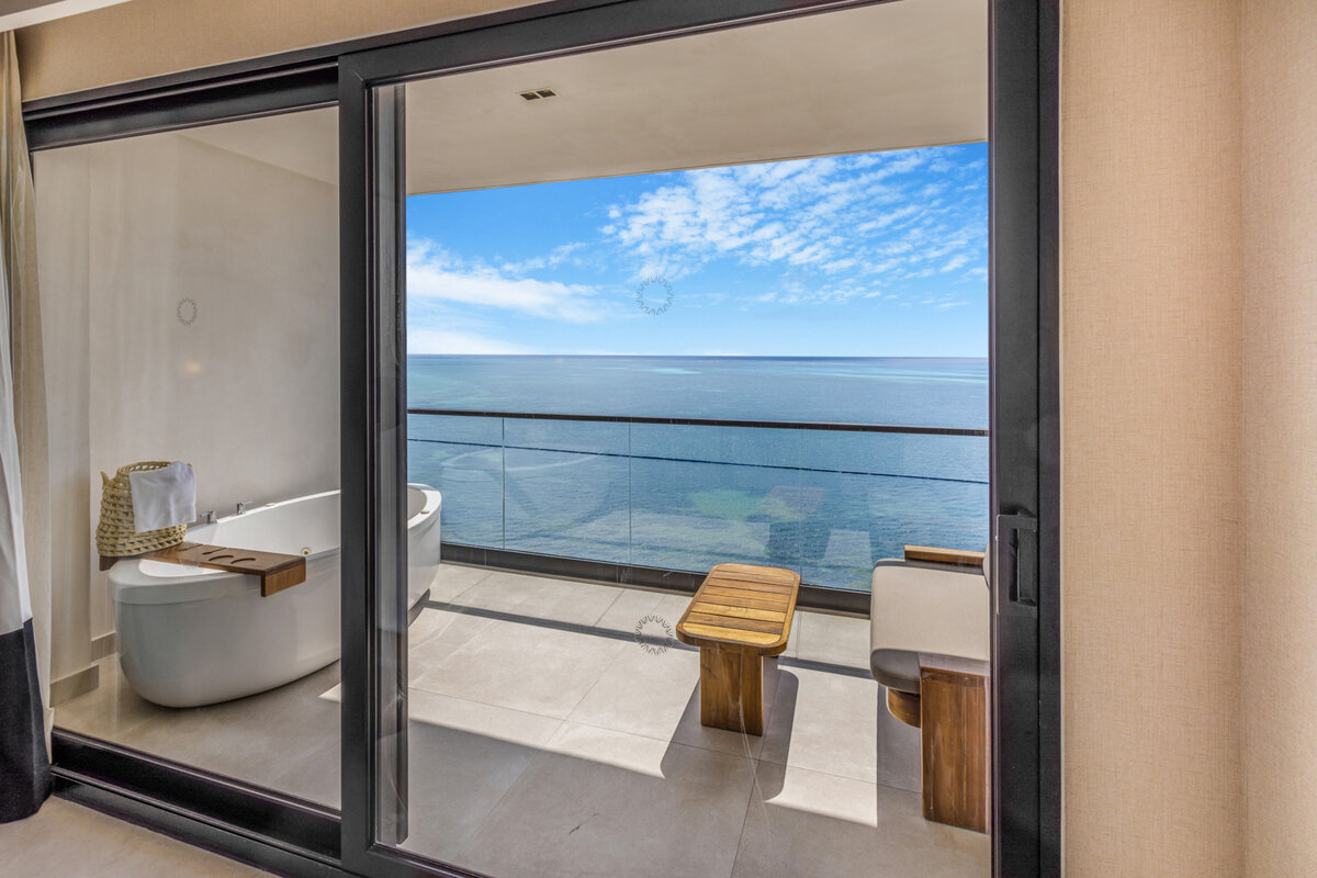 Gala Oceanfront Suite Terrace — AVA Resort Cancun