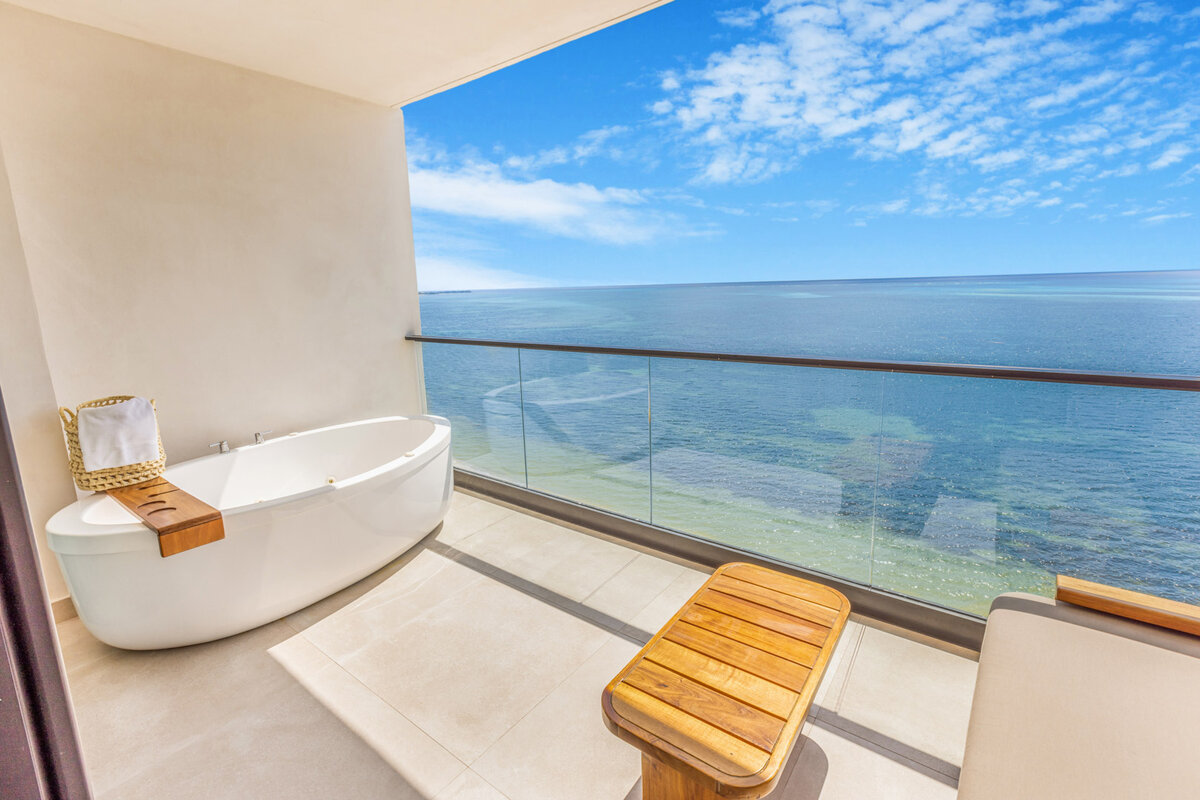 Gala Oceanfront Suite Terrace — AVA Resort Cancun