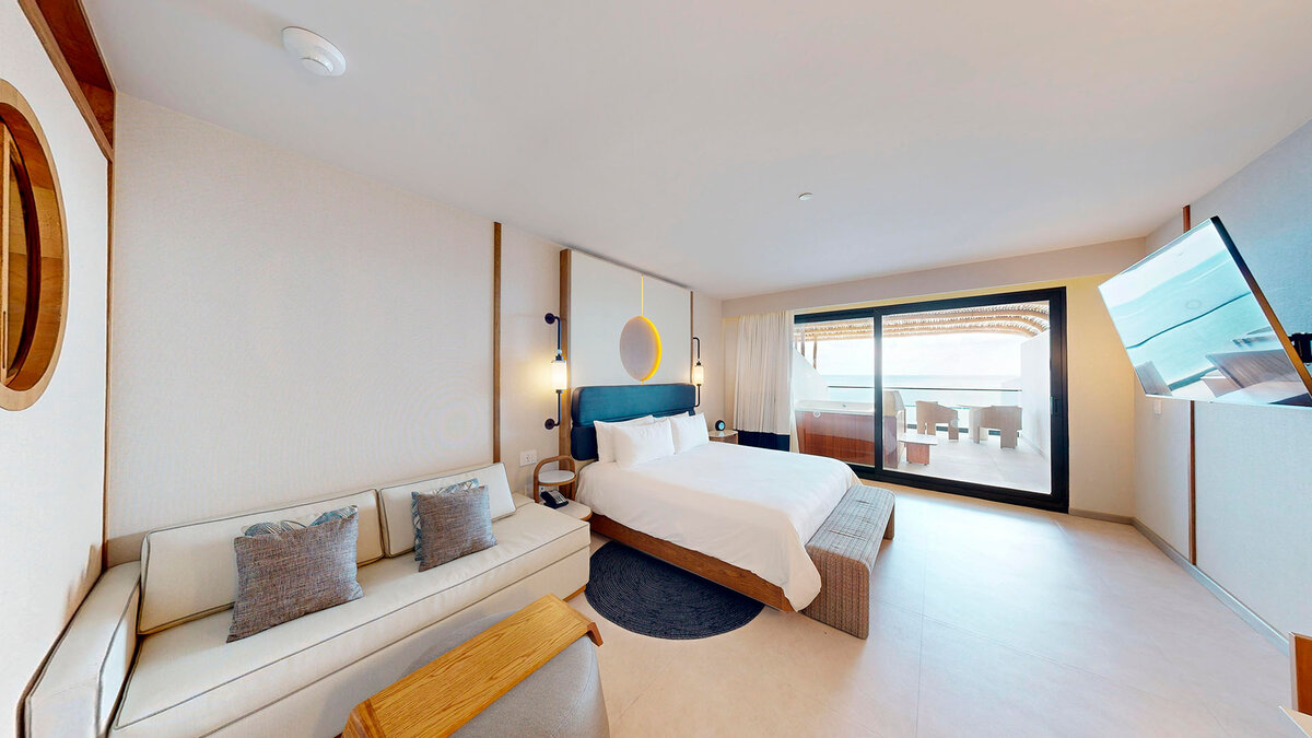 Oceanfront Friends & Family Master Bedroom — AVA Resort Cancun