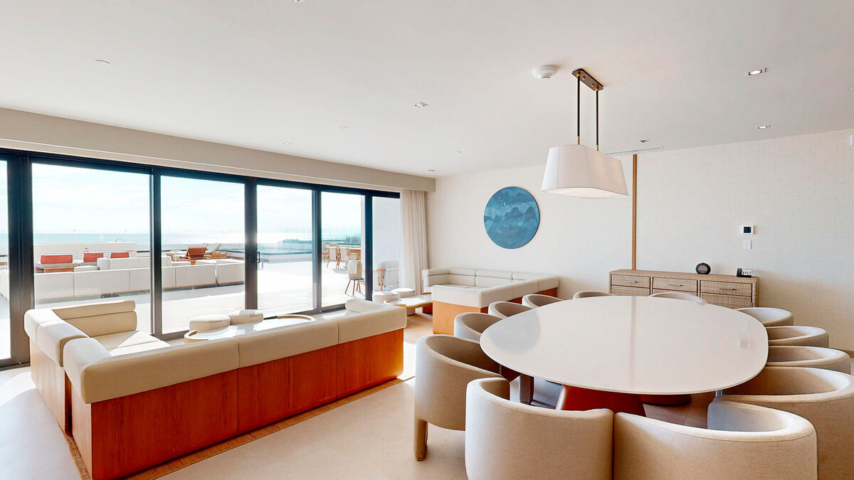 The Beach Club Villa Living Area — AVA Resort Cancun