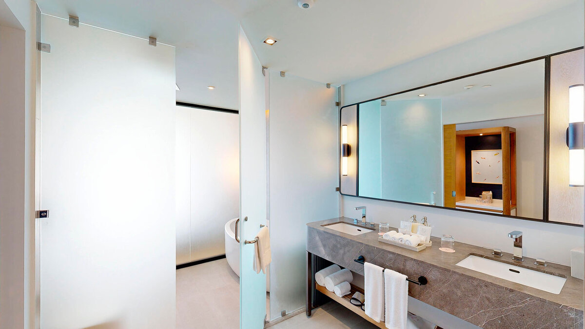 The Penthouse Villa Bathroom — AVA Resort Cancun