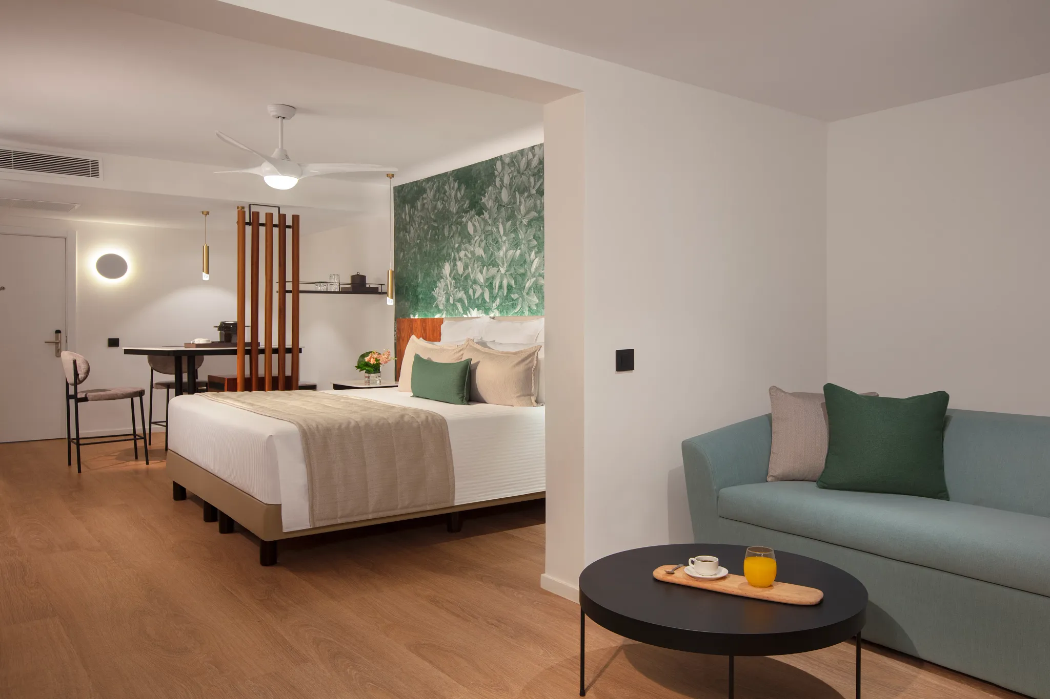 Junior Suite Pool View king bed — Dreams Flora