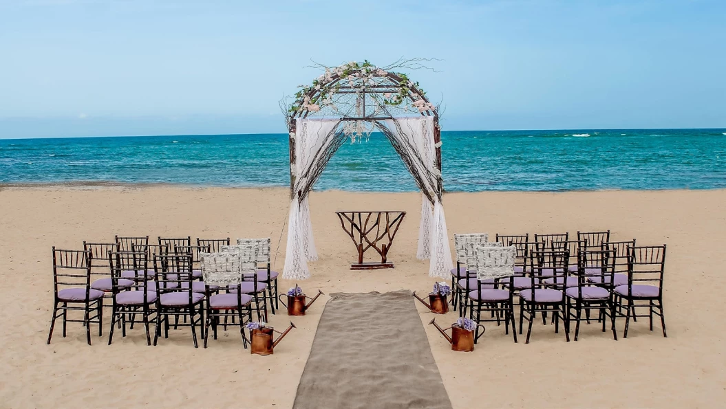 Stone Beach Ceremony — Dreams Onyx Destination Wedding
