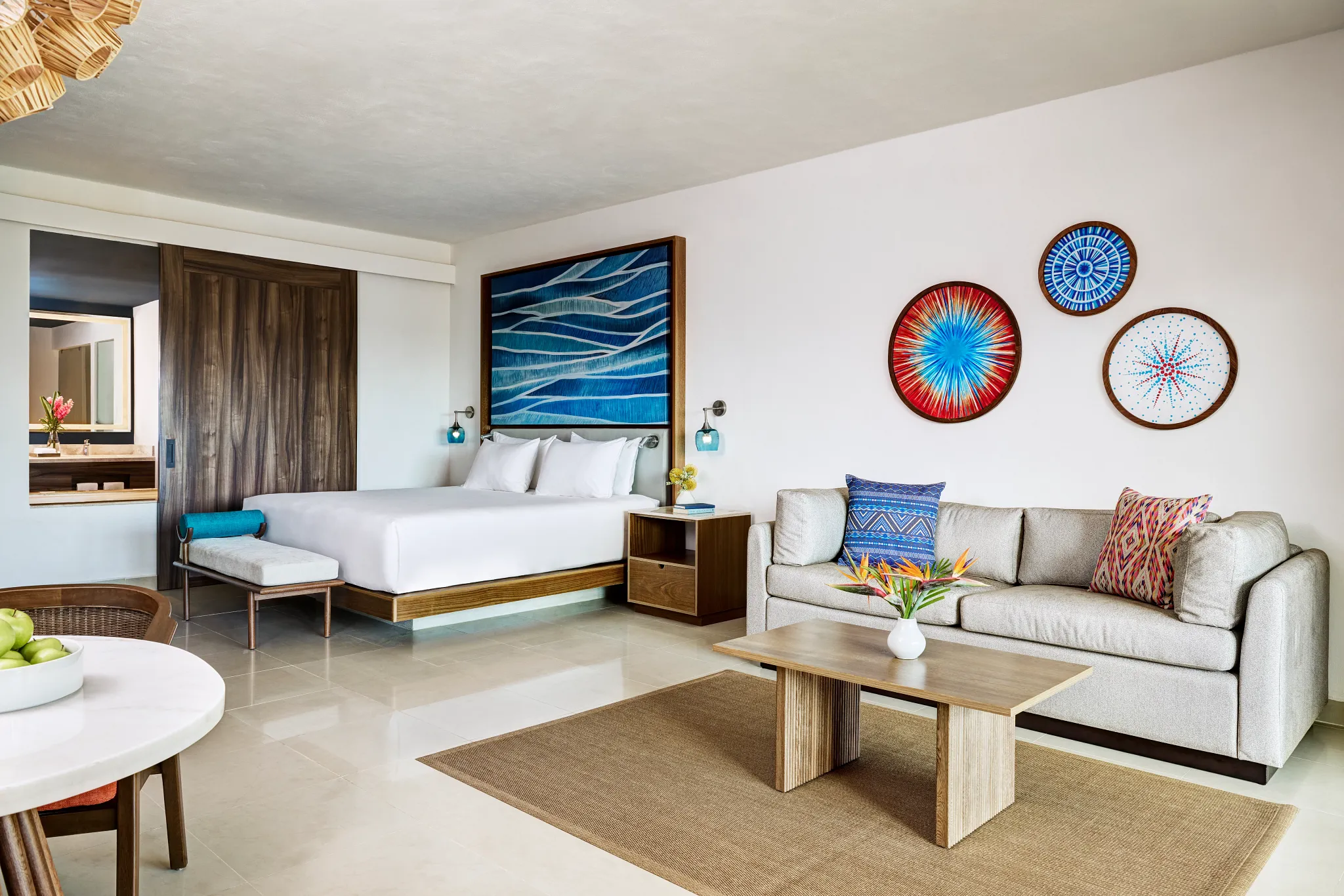 Preferred Club Junior Suite Ocean View King Bedroom — Dreams Puerto Morelos