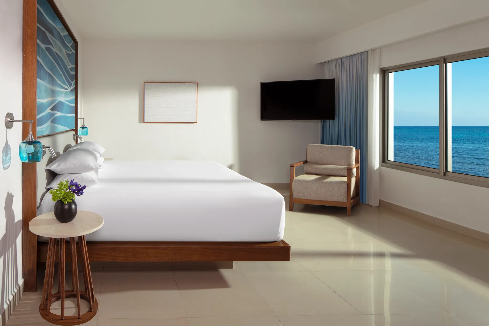 Preferred Club Master Suite Ocean Front King Bedroom — Dreams Puerto Morelos