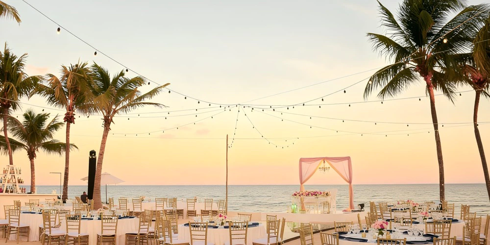 Preferred Beach Reception — Dreams Tulum