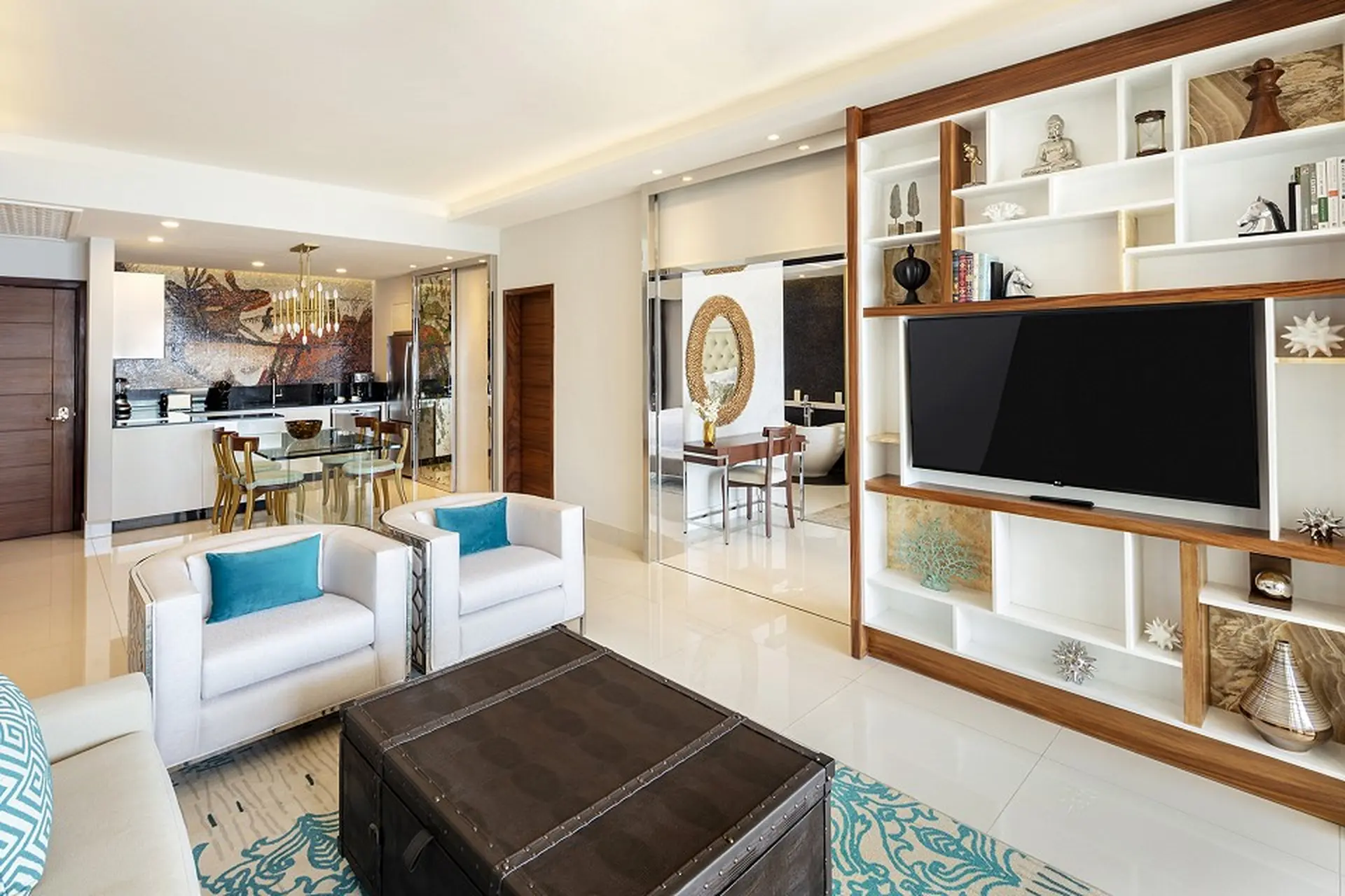 Garza Blanca Los Cabos 1 Bedroom Suite living area