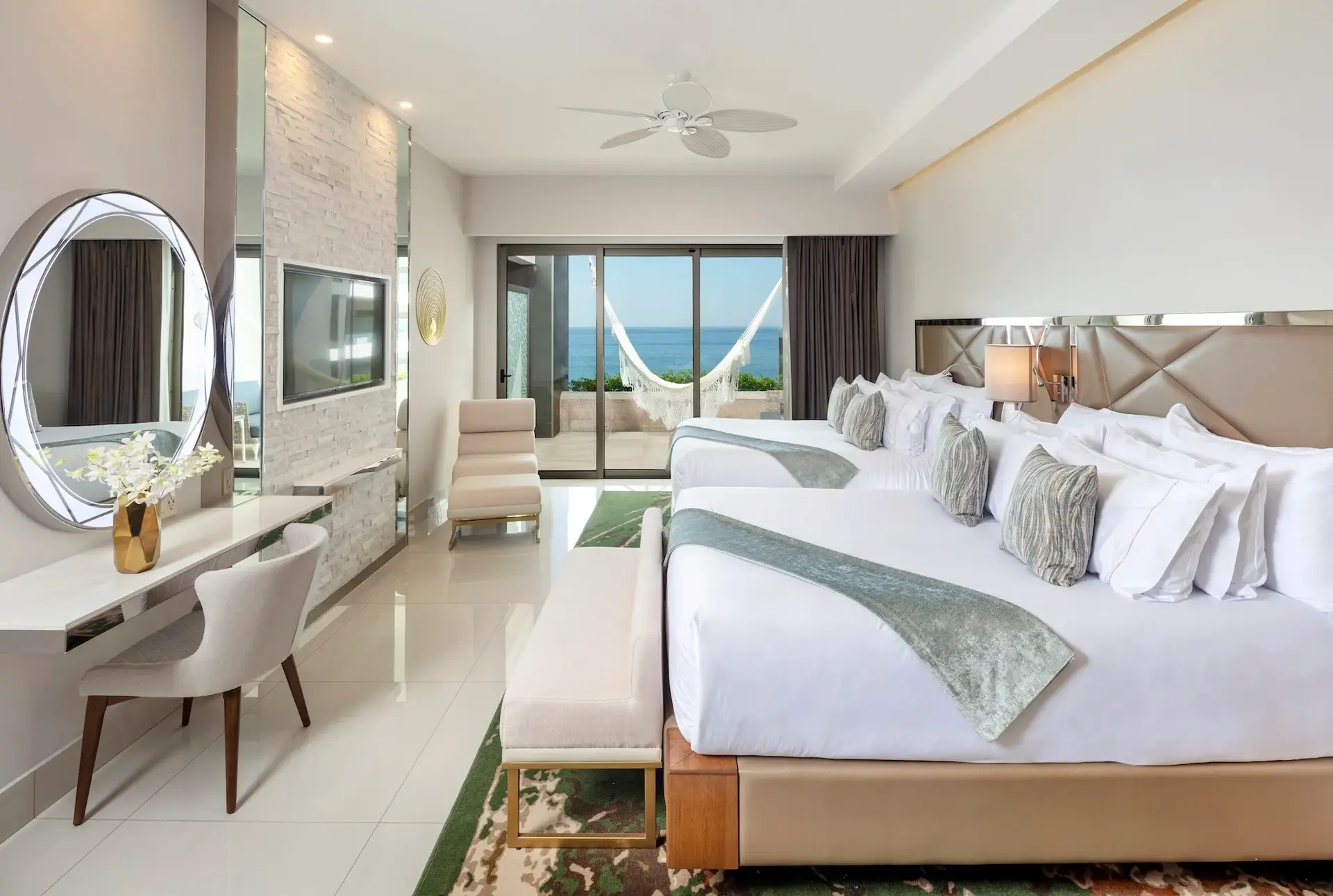 Garza Blanca Los Cabos 2 Bedroom Suite double beds
