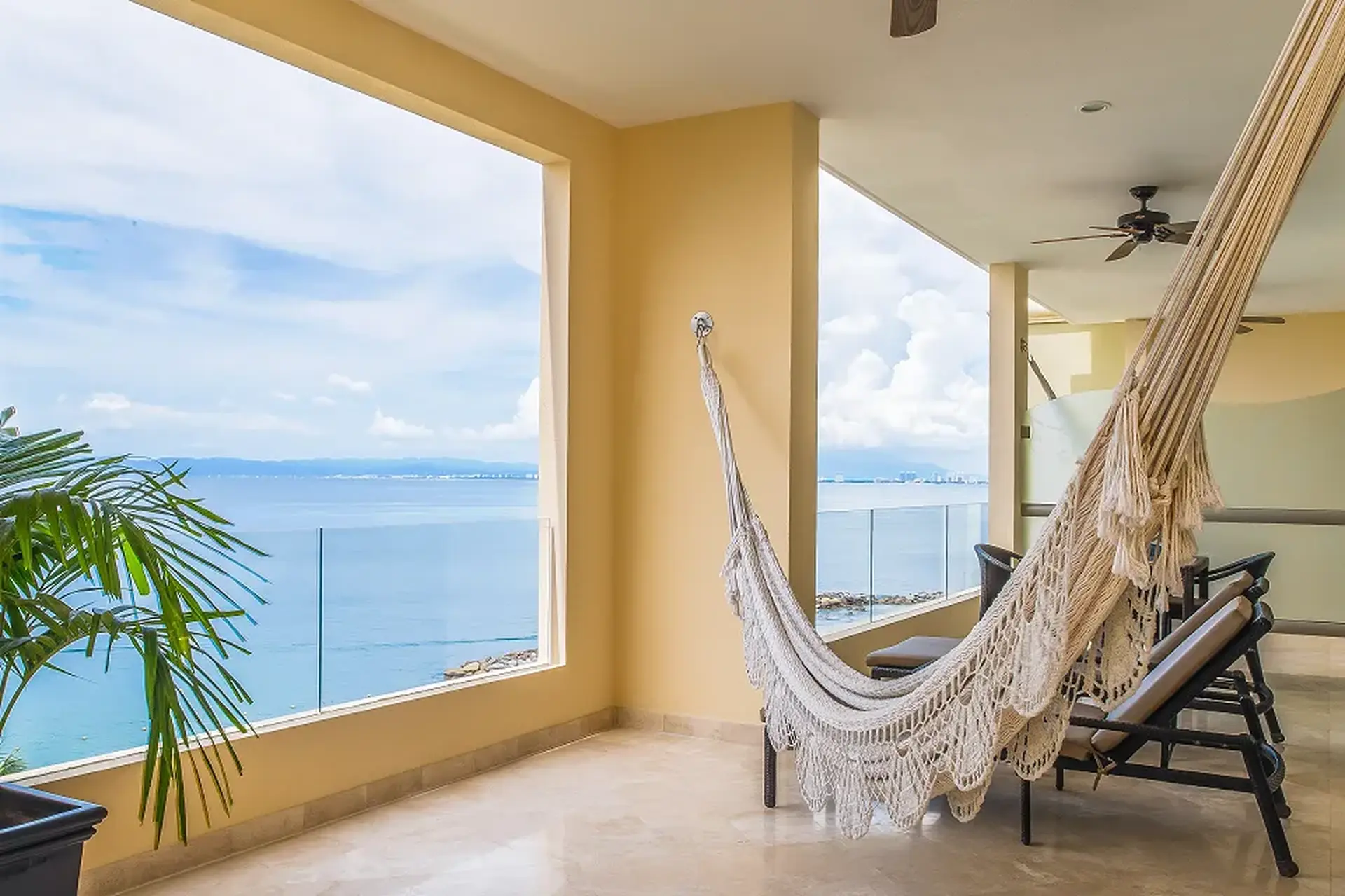 One Bedroom Suite terrace — Garza Blanca Puerto Vallarta