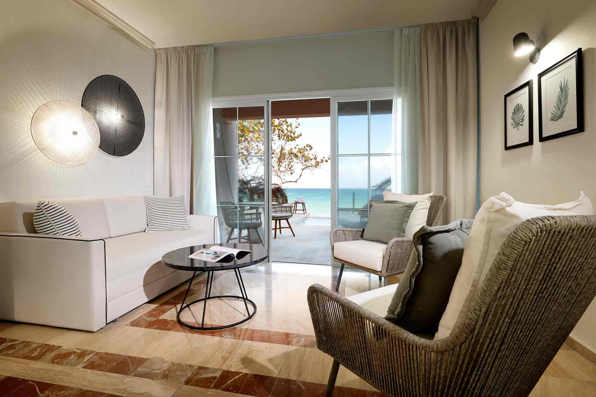 Superior Junior Suite Private Pool Ocean View Seating Area — Grand Palladium Jamaica