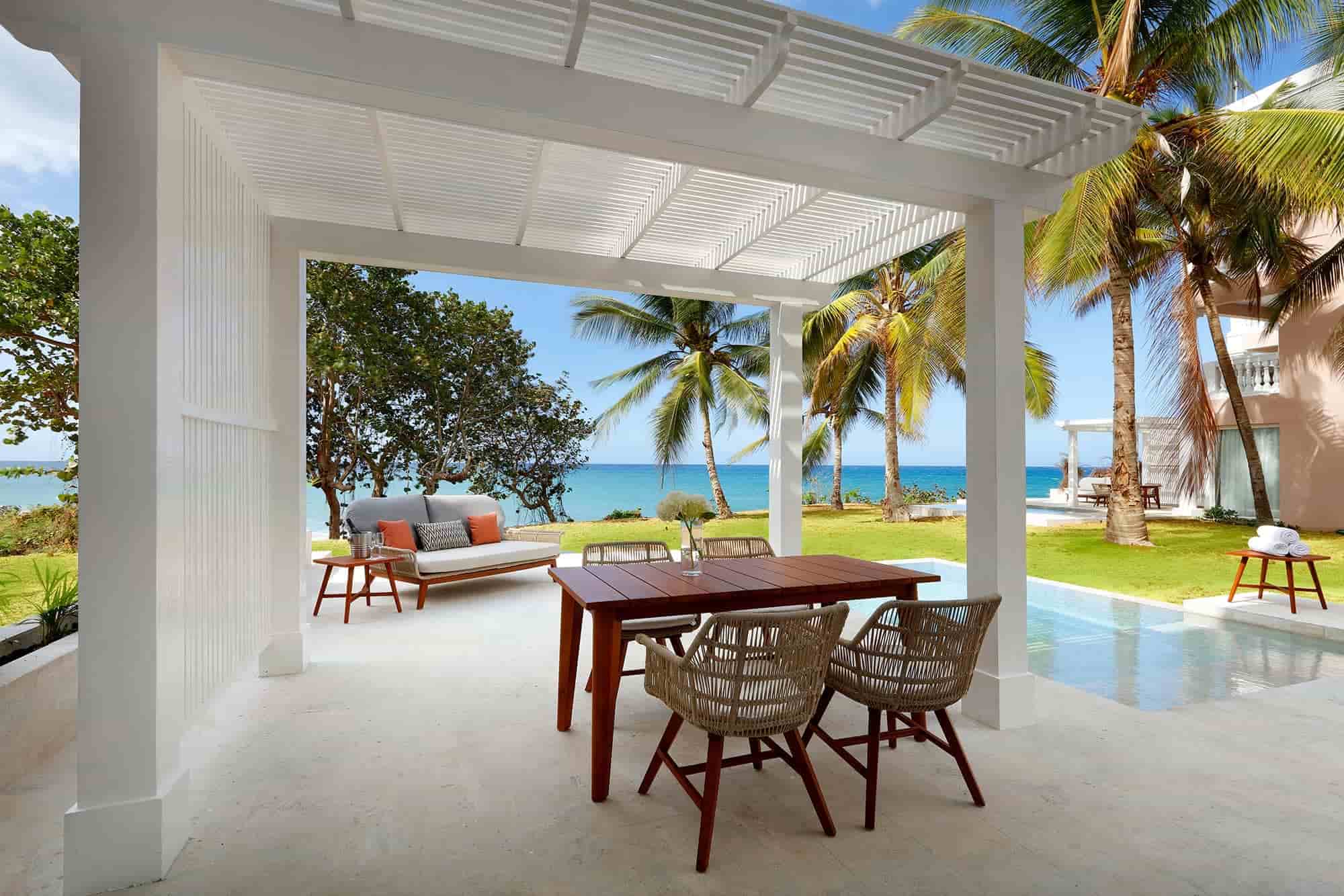 Superior Suite Private Pool Oceanfront Terrace — Grand Palladium Jamaica
