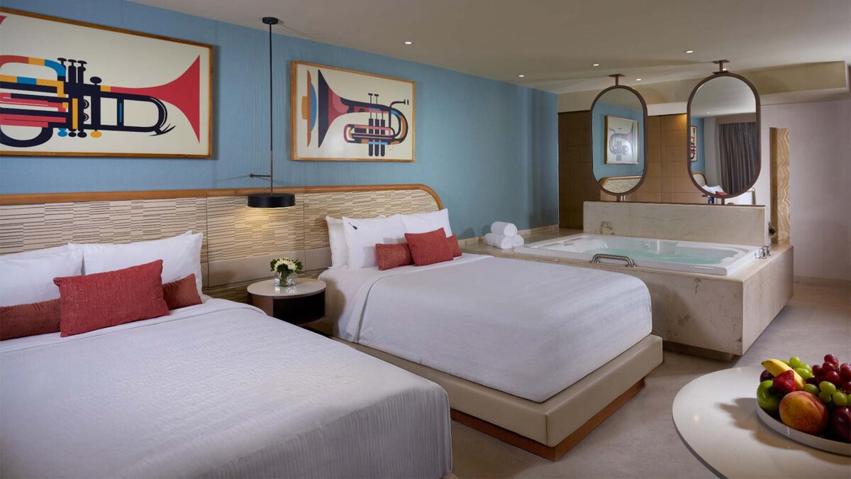 Deluxe Family Ocean View Two Bedroom - Hard Rock Hotel Cancun