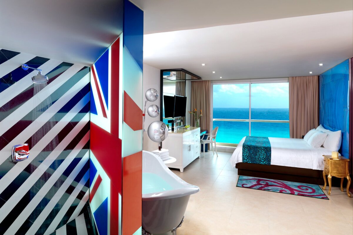 Rock Star Suite Bathroom - Hard Rock Hotel Cancun