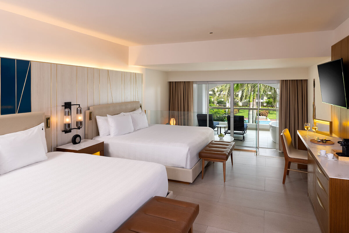 Islander Junior Suite double bed — Hard Rock Hotel & Casino Punta Cana