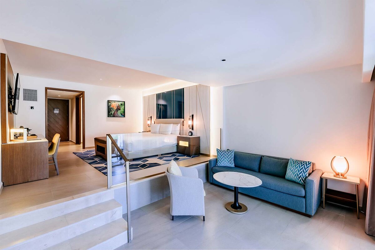 Islander Junior Suite sofa bed — Hard Rock Hotel & Casino Punta Cana