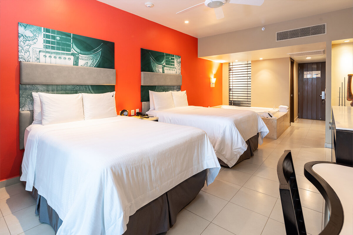 Deluxe Room double beds — Hard Rock Hotel Vallarta