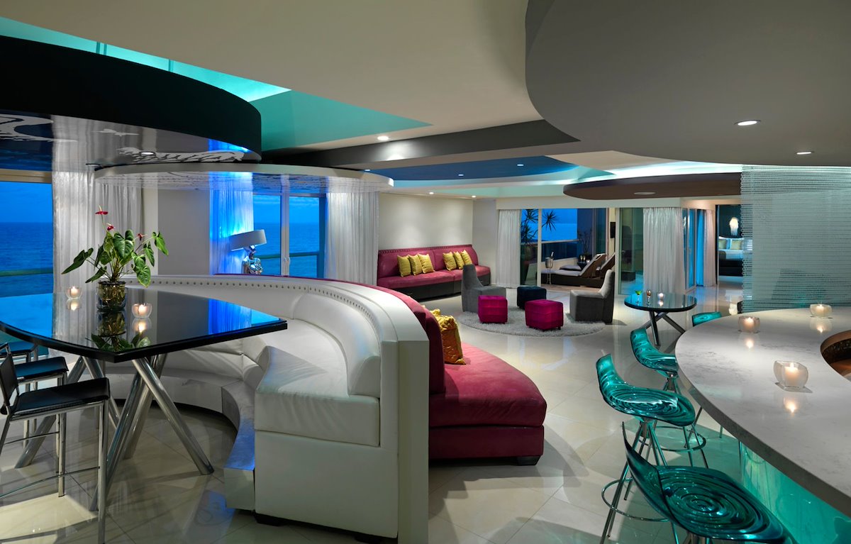Rock Star Suite dining room — Hard Rock Hotel Vallarta
