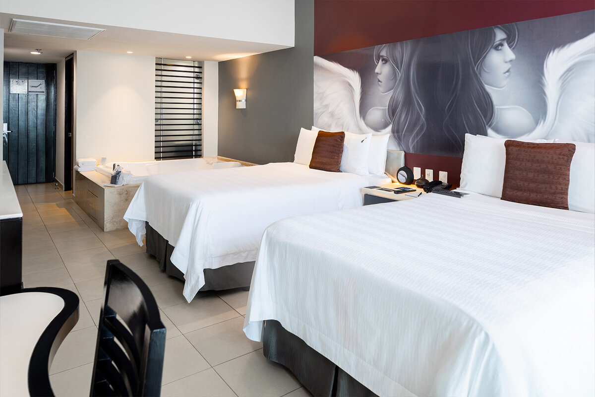 Rock Star Suite double beds — Hard Rock Hotel Vallarta