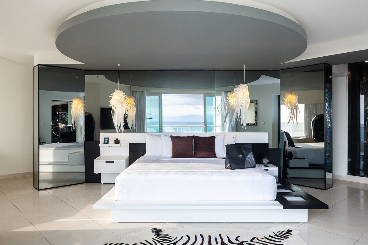 Rock Star Suite bedroom — Hard Rock Hotel Vallarta