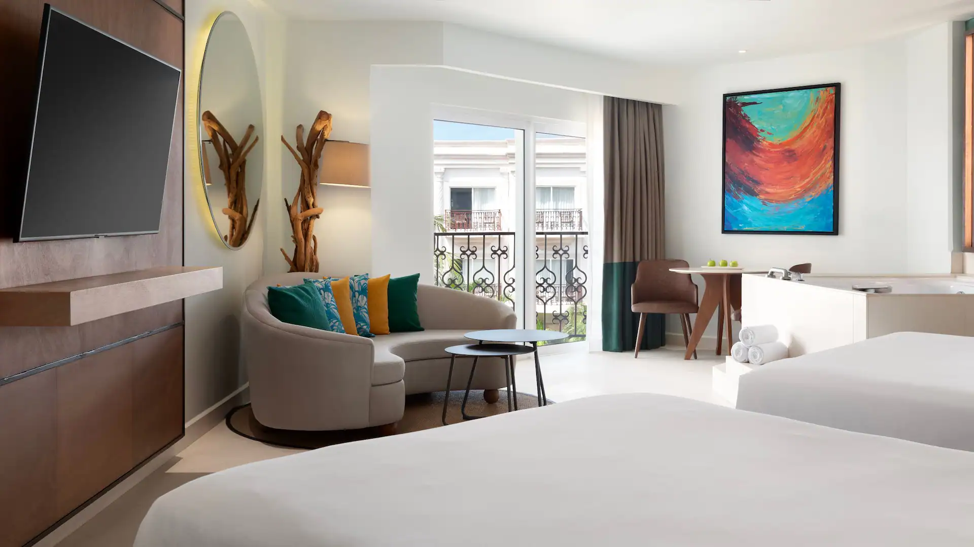 Junior Suite Garden View double beds