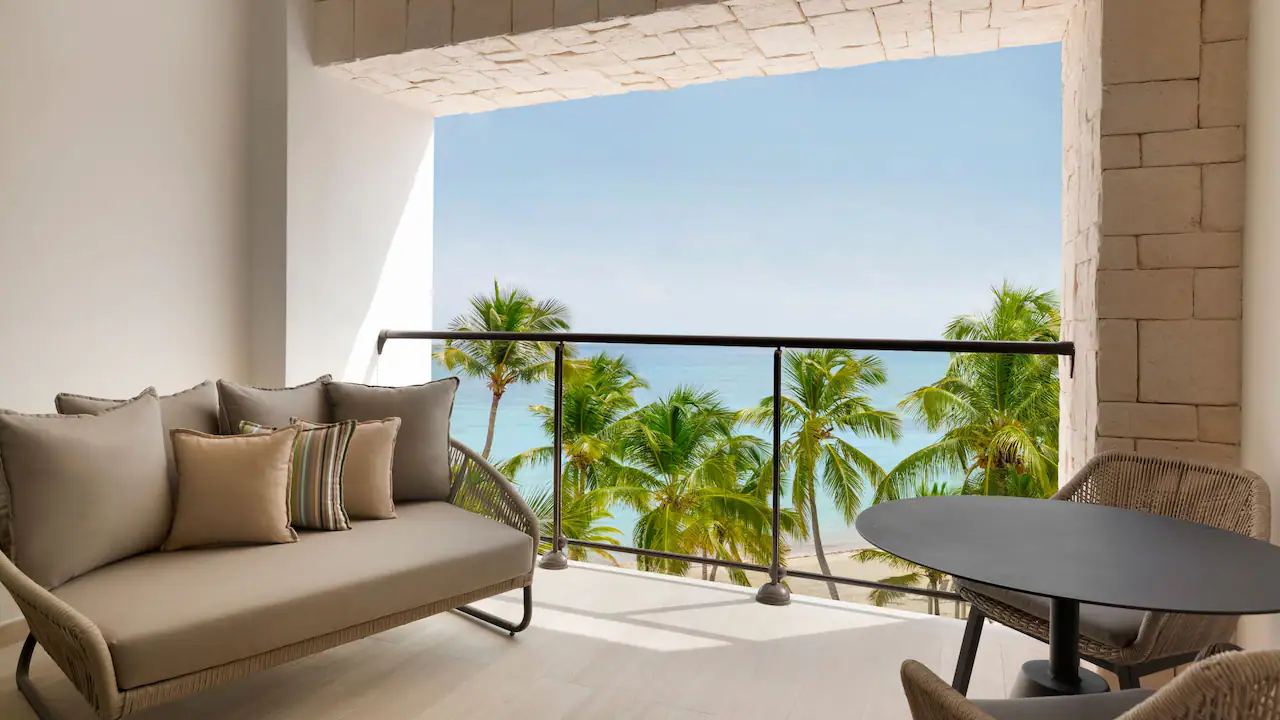 Club Ocean Front Junior Suite Double Terrace — Hyatt Ziva Cap Cana