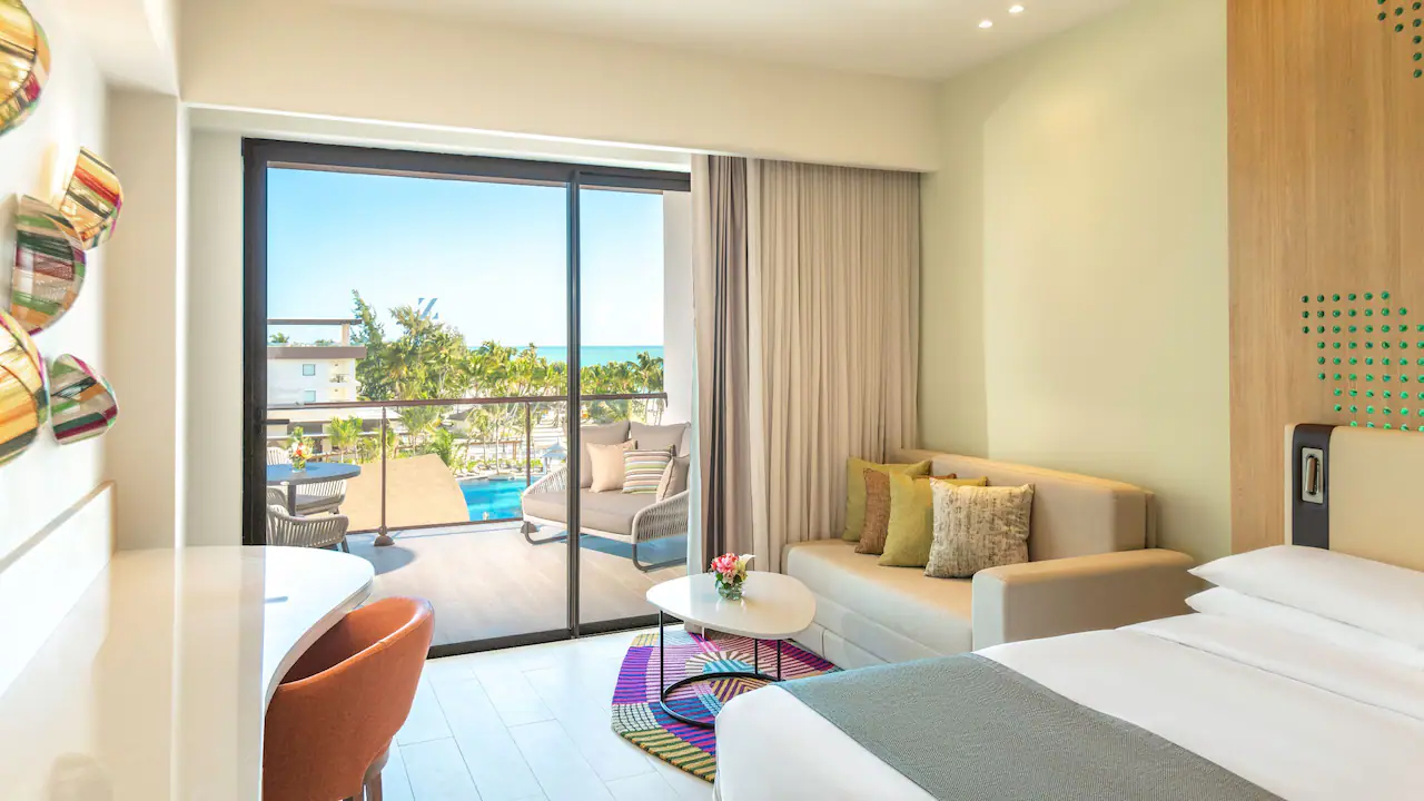 Club Ocean View Junior Suite Double Seating Area — Hyatt Ziva Cap Cana