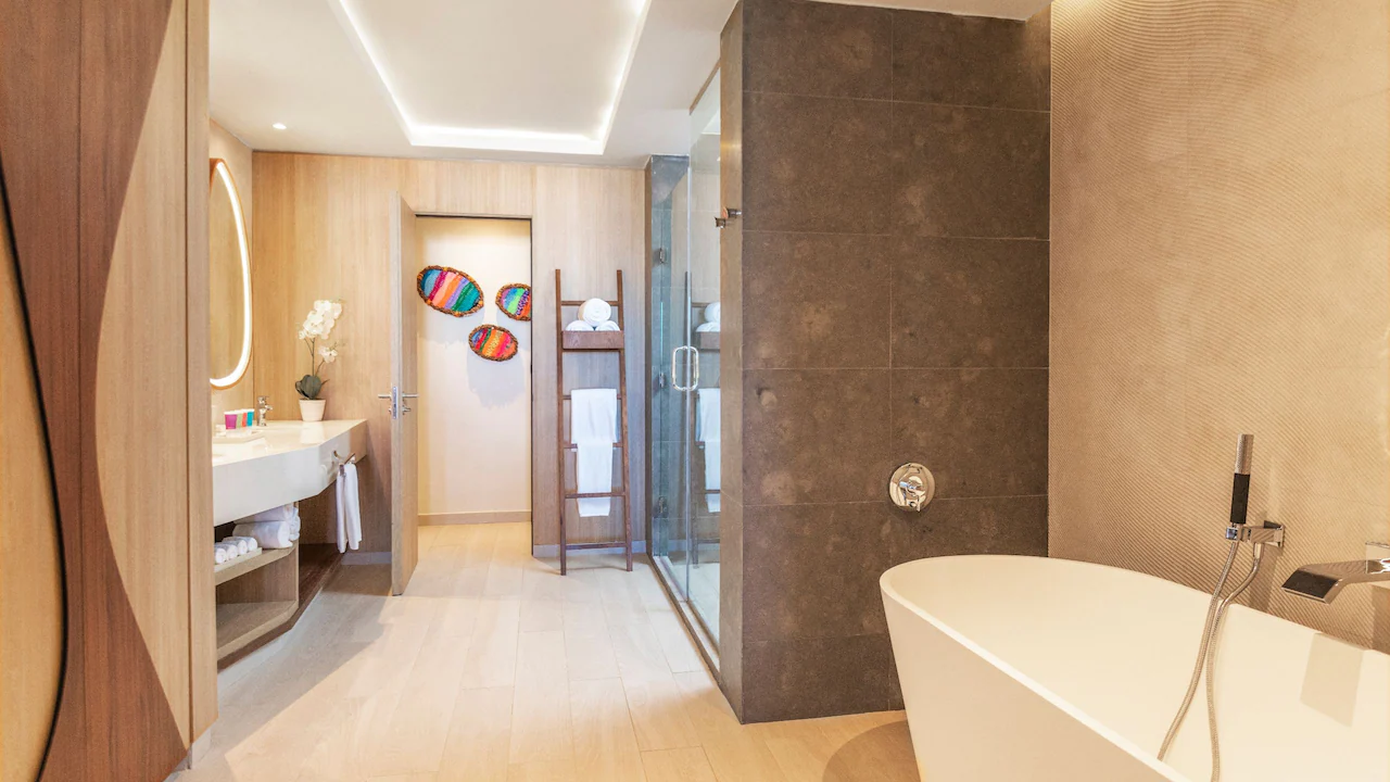 Club One Bedroom Master Suite Bathroom — Hyatt Ziva Cap Cana