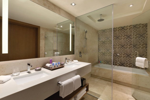 Resort View bathroom — Hyatt Ziva Cancun