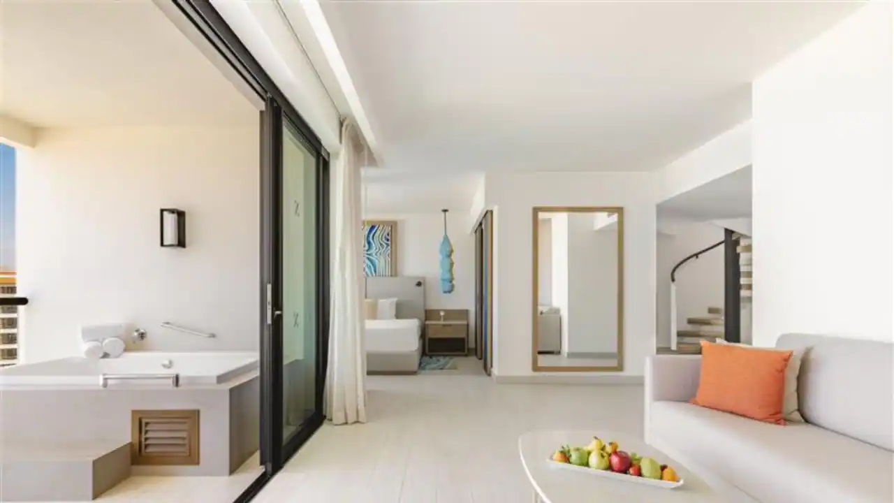 Club Deluxe Master Penthouse Suite Living Area — Hyatt Ziva Los Cabos