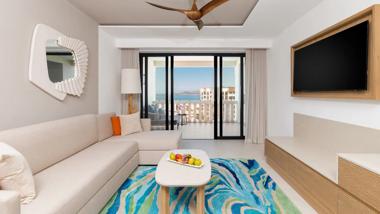 Club Premium Ocean View One Bedroom Master Suite Living Area — Hyatt Ziva Los Cabos