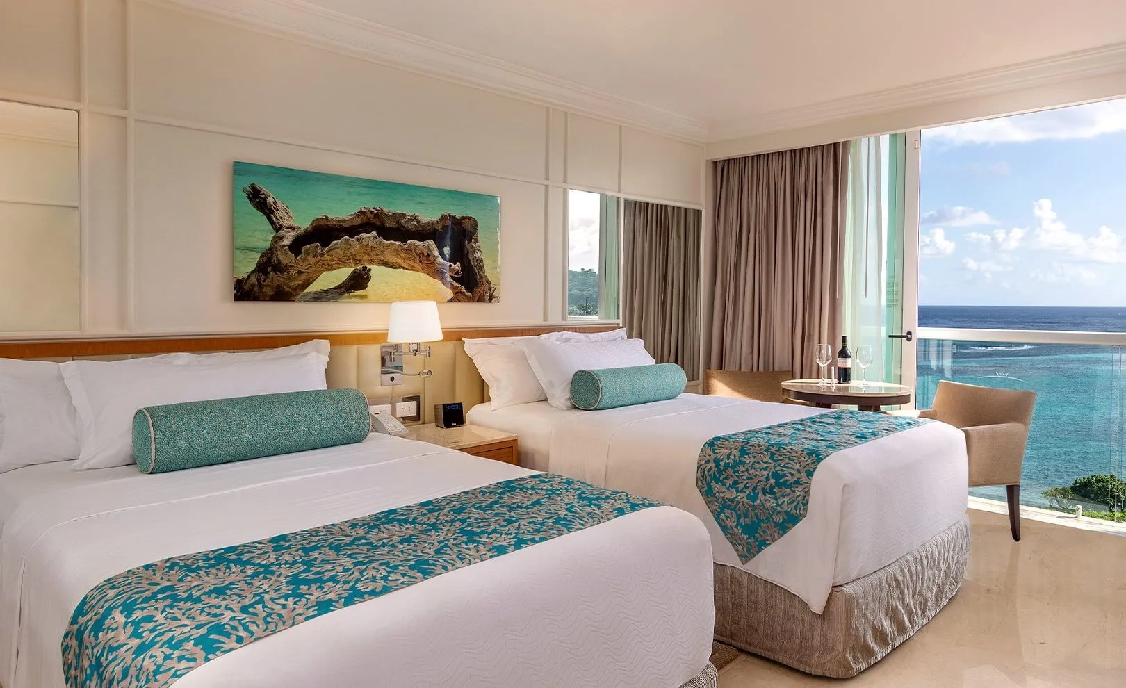 Deluxe Ocean View Double Beds - Moon Palace Jamaica