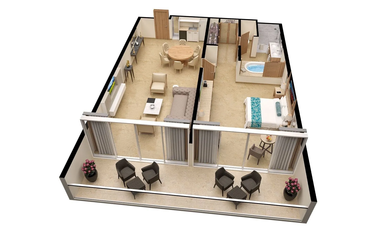 Superior Governor Suite Layout - Moon Palace Jamaica