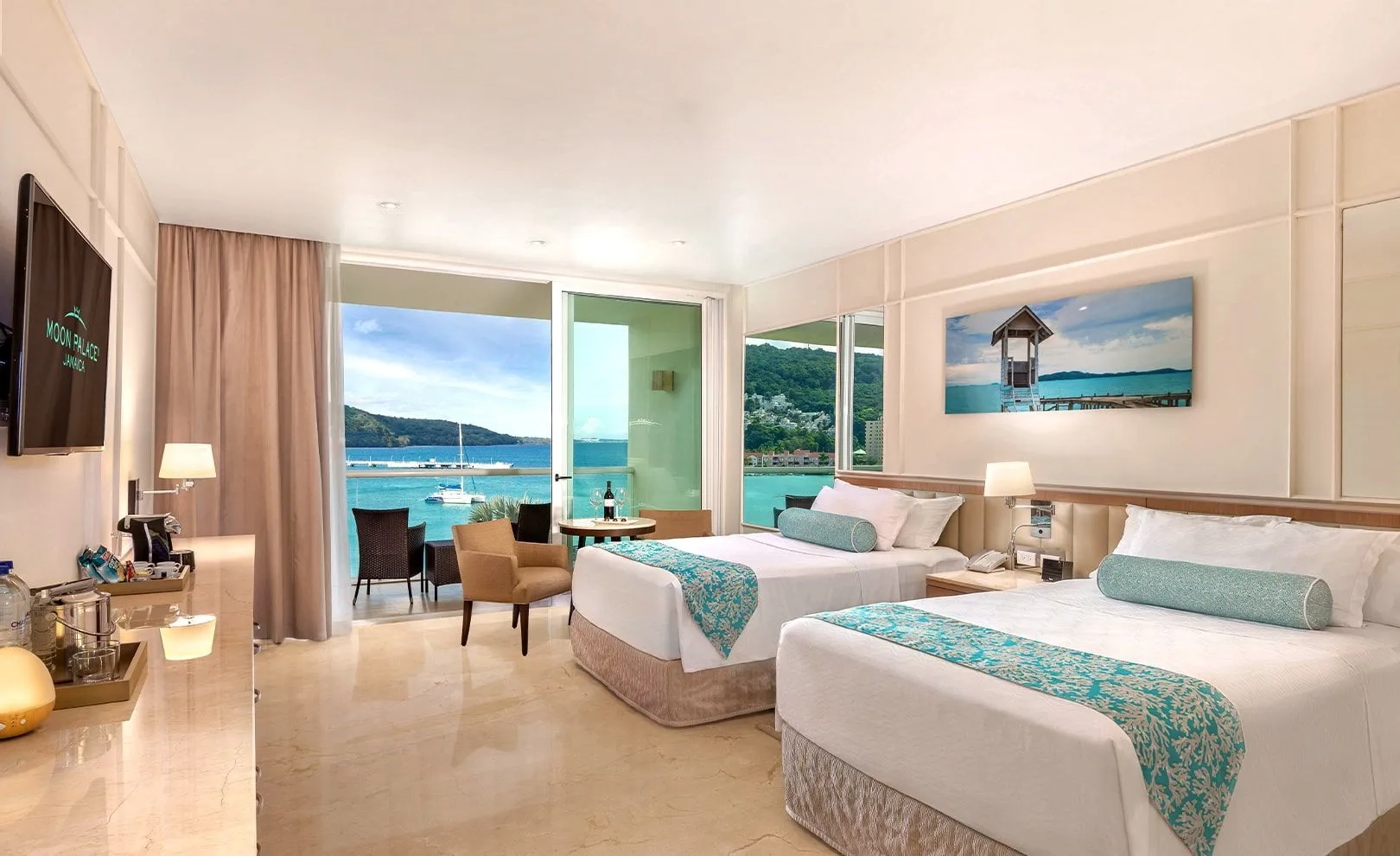 Superior Junior Suite Ocean View Double Beds - Moon Palace Jamaica