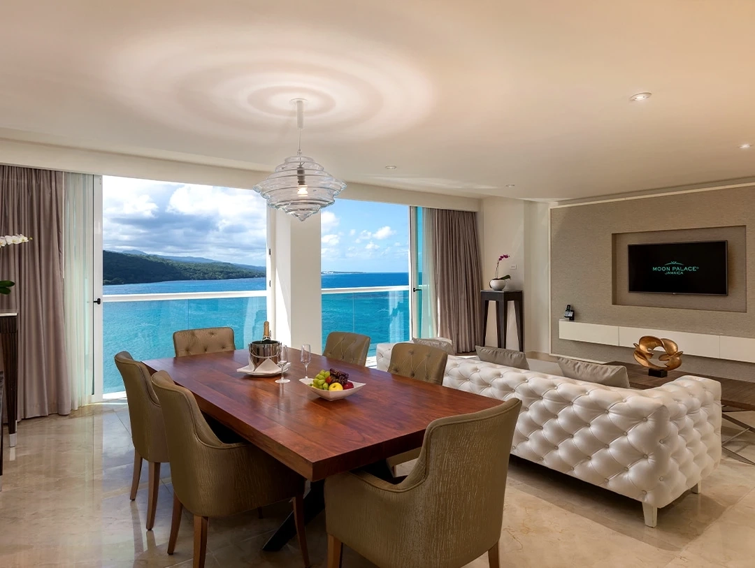 Superior Two Bedrooms Presidential Suite Living Area - Moon Palace Jamaica