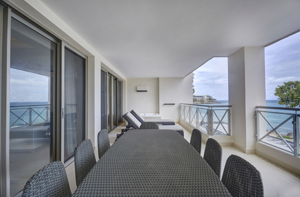 Chairman Suite oceanfront terrace
