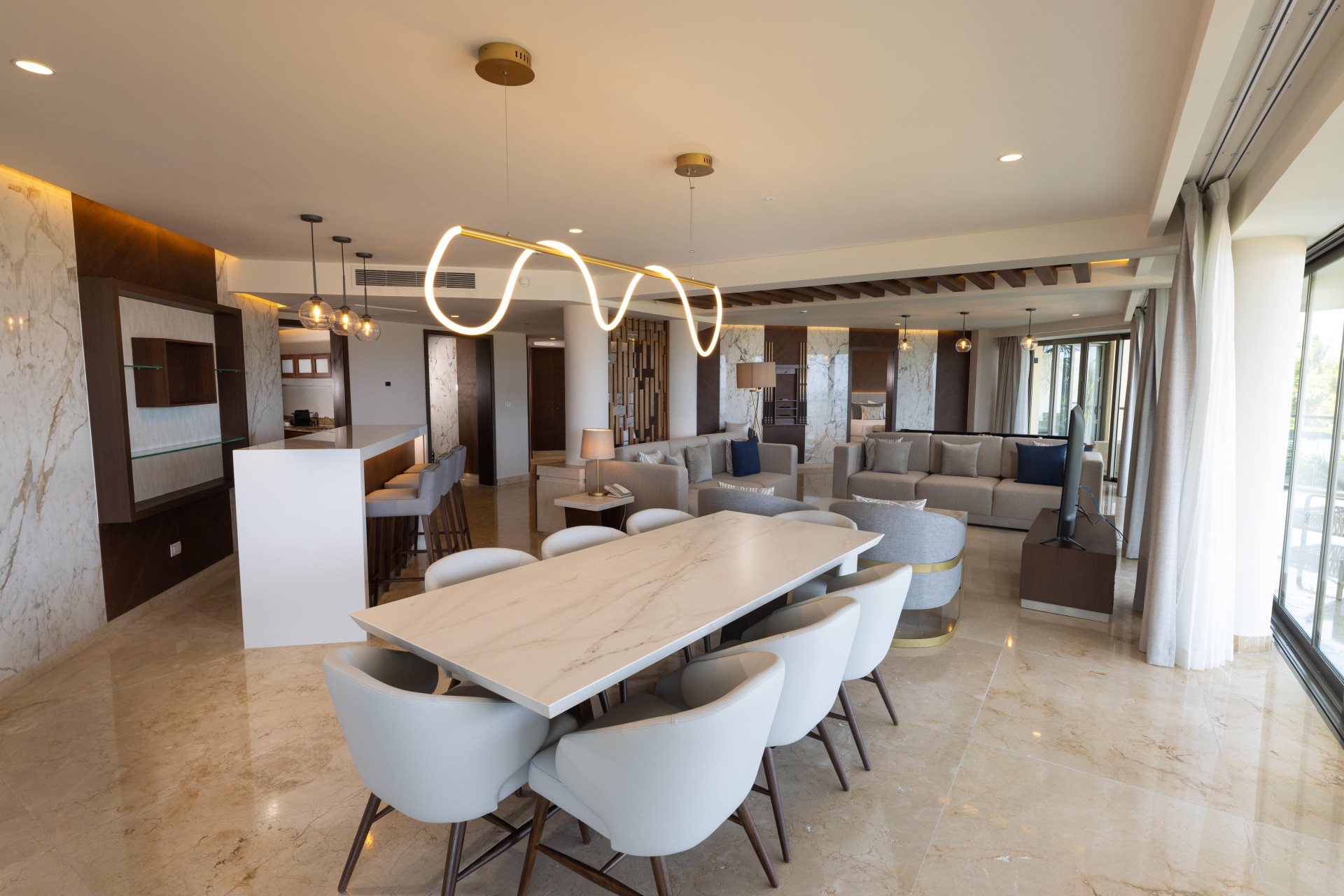 Chairman's Three Bedroom Suite living area