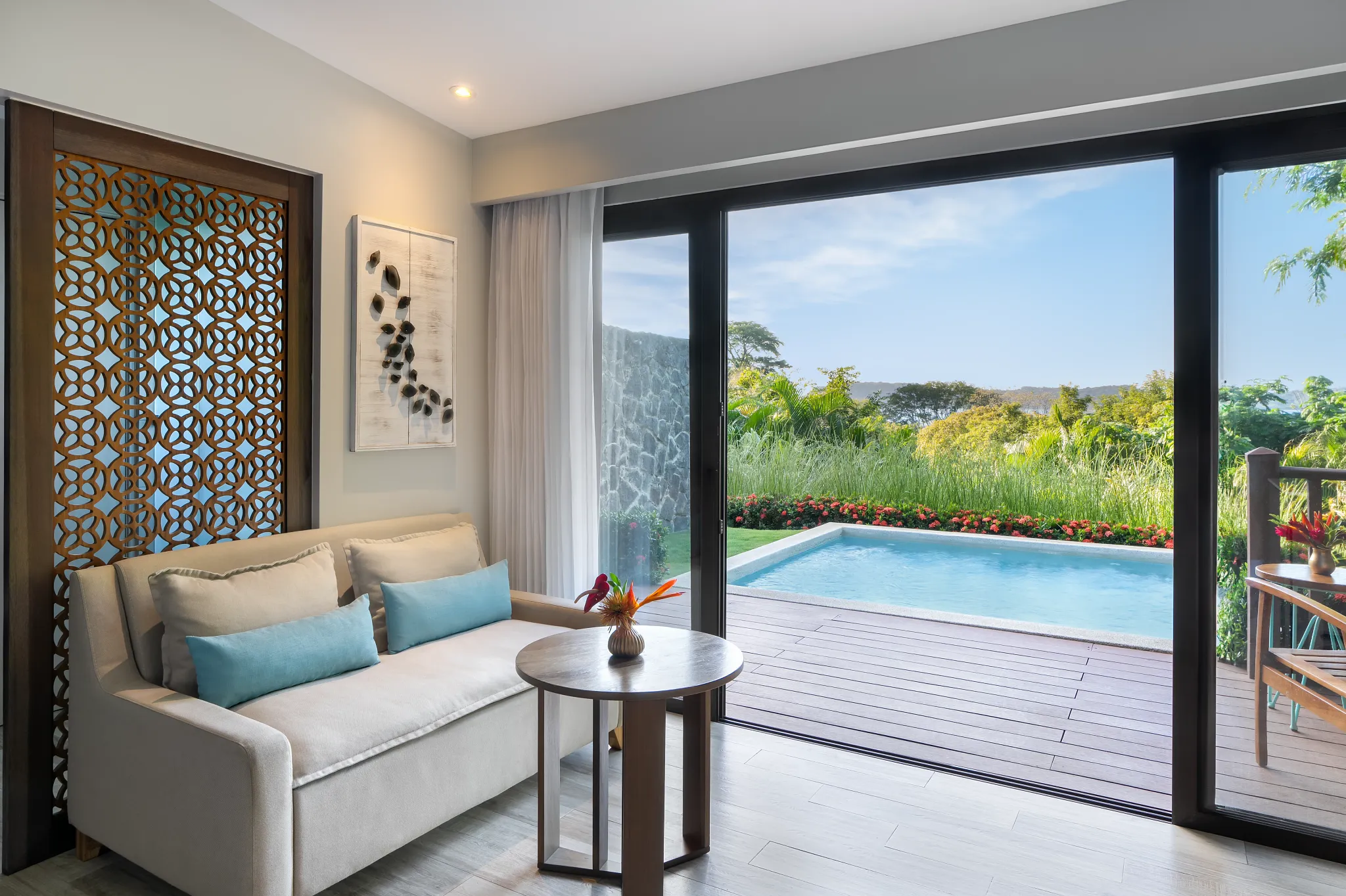 Preferred Club Junior Suite Plunge Pool — Suite Interior — Secrets Papagayo
